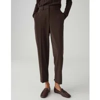 OPUS Stoffhose Maiga lively mit weitenverstellbaren Saum ovales Bein, weicher Griff, fließender Fall, Taschen