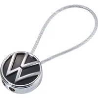 TROIKA Schlüsselanhänger Volkswagen, Offiziell lizensierte VW Schlüsselanhänger, 4 Ausführungen (1-tlg., exklusives Lizenzprodukt), mit Leder, Metall oder Karabiner‑Ring-System, ideal als Geschenk