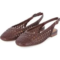 Copenhagen Studios Copenhagen Shoes CS8901-0018 DK BROWN Damen Glattleder brown Slingpumps