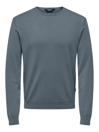 only & sons - Pullover - Onswyler grau - Gr. - S