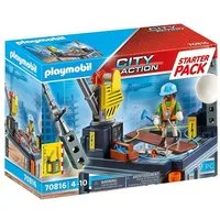 Playmobil® 70816 City Action 70816 Starter Pack Baustelle mit Konstruktions-Spielset