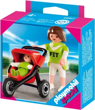 Playmobil 4697 - Mama mit Baby-Jogger