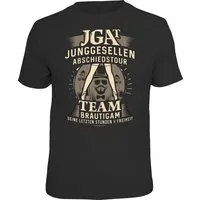 RAHMENLOS® T-Shirt zum Junggesellenabschied für das Bräutigam-Team