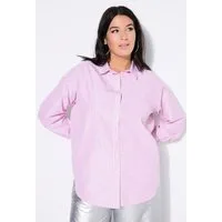 Studio Untold Hemdbluse Hemdbluse oversized Glitzerstreifen