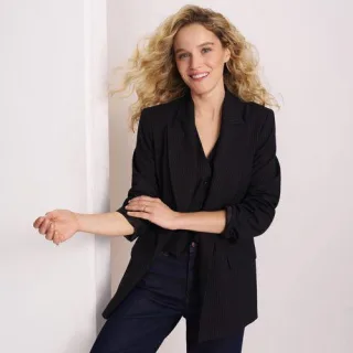 Blazer für Damen, Damen, size: regular, Muster, Polyester, by Lands' End