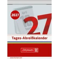 BRUNNEN Wandkalender 2027 BRUNNEN Tagesabreißkalender 53,6x71mm Nr.2