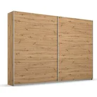 rauch Schwebetürenschrank AURELIO Kleiderschrank Garderobe (3 Ausstattungen BASIC/CLASSIC/PREMIUM (inkl. SOFT-CLOSE-FUNKTION) 3 verschiedene Ausstattungsvarianten Griffe aus Metall MADE IN GERMANY