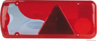 HERTH&BUSS Lichtscheibe, Heckleuchte, links, Dreieckrückstrahler rot - 83832220