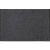JOOP! Badematte Joop! Badematte Duschvorleger Uni Cornflower 1670-774 Anthrazit 50x80, beidseitig nutzbar, Baumwolle, rechteckig