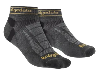 Bridgedale - Mens Running Ultralight Merino Low Socken - Gunmetal