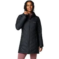 Columbia Steppmantel Heavenly Long Hooded Jacket mit Kapuze und hochschließendem Kragen