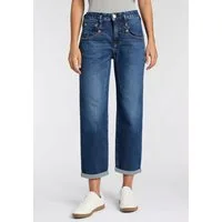Herrlicher Boyfriend-Jeans Shyra Tap Zip Denim in Cropped-Länge, High Waist