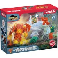 Schleich® Spielfigur ELDRADOR® CREATURES, Lava-Roboter Value Pack (72225), (11-tlg)