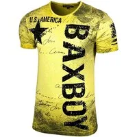 Baxboy T-Shirt Baxboy T-Shirt mit großen Schriftzugprints