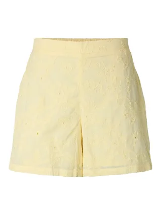 PIECES - PCGINGER HW SHORTS WVN French Vanilla - Gr. - M