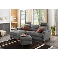Home affaire Ecksofa Palmera L-Form, B: 244 cm - OTTO. Verlässliche Qualität., optional Bettfunktion & Bettkasten, Federkern