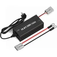 LiTime LiTime 14.6V 20A Lithium Batterieladegerät Akku-Set (14.6 V, 1 St), Geeignet für LiTime 12V LiFePO4 Lithium Batterie