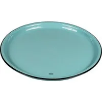 Capventure Teller Teller Speiseteller Essteller Groß Ø27cm Geschirr Retro Cabanaz blau