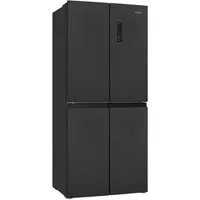 exquisit Multi Door MD365-125-040D inoxlook-az, 180 cm hoch, 79 cm breit, Kein Abtauen nötig: 362 L No-Frost Kühl-Gefrier-Kombi mit LED