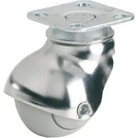 Dörner + Helmer Möbelrolle Sesselrolle mit Platte 40 x 39 mm, Tragkr. 25 kg