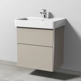 Sanipa 3way Waschtischunterbau zu Laufen Pro S Waschtisch mit 2 Auszügen, Kaschmir-Matt BP7661U