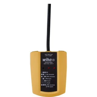 Wiha Steckdosentester 230 V AC, CAT II - 45220
