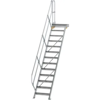 Munk Treppe mit Plattform 45° Stufenbreite 600 mm - 600433