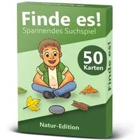 GLÜCKSWOLKE Spiel Outdoor & Indoor Schatzsuche für Kinder I Entdecker Spielzeug, Finde es I Deine Umgebung neu entdecken, Spiele ab 4, 5, 6, 7, 8 Jahre I cooles Geschenk für Mädchen und Junge