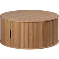 Home affaire Couchtisch Ronda (1-St), Runder Sofatisch mit Stauraum - Maße (B/T/H) 80/80/36 cm