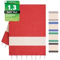 herémood Strandtuch Strandtuch Damen Herren, Badetuch Handtuch XXL, Geschenke für Frauen, [Test SEHR GUT, Note 1.1] (schnelltrocknend & saugstark, Sehr Gut getestet, 1er & 2er-Set, ideal für Strand, Sauna & Wellness – Rosa, 1-St)