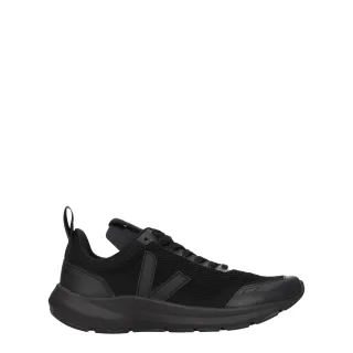 Veja Schwarze Stoff-Sport sneakers