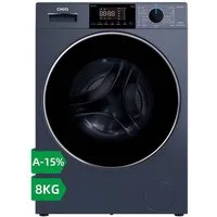CHiQ Waschmaschine Pure Flat Design CW8728X, 8 kg, 1400 U/min, EEK A-15%, 12 Jahre Garantie, 15-Minuten-Kurzprogramm