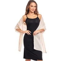 Bwecuy Modeschal Damen Schal – Elegante Stola für Abendkleider, Hochzeit, Party, (1-St), Leicht, Weich und Stilvoll