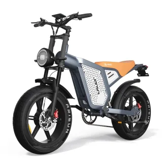 JANSNO X60 Electric Bike 48V 23AH Battery 750W*2 Dual Motors Recommended Top Speed 25KM/H 20inches Tires 80KM Max Mileag