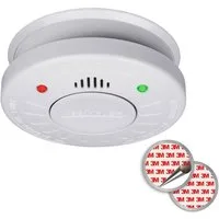 smartwares Rauchmelder (10 Jahres Brandmelder mit Magnet-Halter, Kleben statt Bohren)