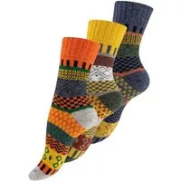 Vincent Creation® Socken (3-Paar) Hygge Socken mit Wolle