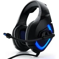 CSL USB "GHS-103" mit Mikrofon, Kopfhörer für PC, PS4 / 4 Pro Gaming-Headset (Gaming Headset kabelgebunden, Over-Ear Kopfhörer, LED-Beleuchtung)