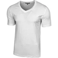 Baxboy T-Shirt Baxboy tiefer V-Ausschnitt Uni Basic Herren Kurzarm T-Shirt V-66