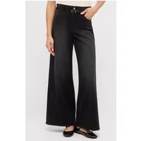ANGELS Relax-fit-Jeans LIVA BELT mit sehr weitem Bein und Gürtel