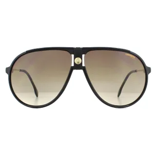 Carrera Aviator Mens Schwarz Braun Gradient Sonnenbrille