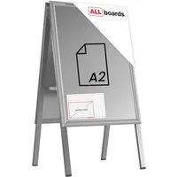 ALLboards Einzelrahmen ALLboards Doppelseitige Werbetafel Kundenstopper