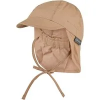 Sterntaler® Schirmmütze UV-Schutz 50+ Schirmmütze mit Nackenschutz uni (1-St) Mütze mit Nackenschutz aus UV-Popeline (Bio) unifarben