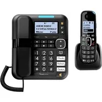 Amplicomms für Hörgeräte kompatibel ATL1423372 Seniorentelefon (Freisprechen, für Hörgeräte kompatibel, Wahlwiederholung)