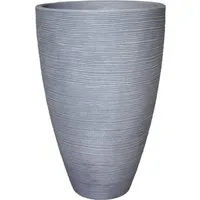 Geli Pflanzkübel Geli Pflanztopf mit Rillen Ø 40 x 60 cm betonfarbe