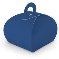 itenga Geschenkbox itenga Geschenkbox mit Griff dunkelblau aus Karton