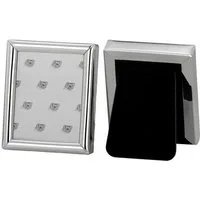 Brillibrum Bilderrahmen Bilderrahmen Mini Fotorahmen Passbild Passfoto Silber Metall