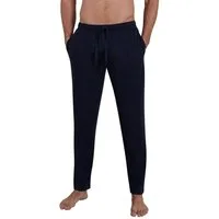 GÖTZBURG Schlafhose GÖTZBURG Herren Lange-Hose blau uni (1-tlg)