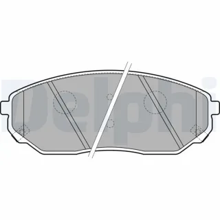 Delphi Bremsbel?ge vorne Kia Sorento 1