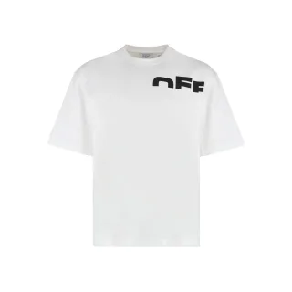 Off White - "Shred" T-Shirt für Herren, Skater (Weiß/Schwarz)