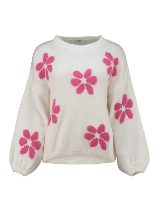 HaILYS - LS A SK Fl44ower white/dpink flower - Gr. - L/XL